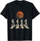 Mars Astronauts Crosswalk – Retro Spacewalk T-Shirt - T-Shirt | Black