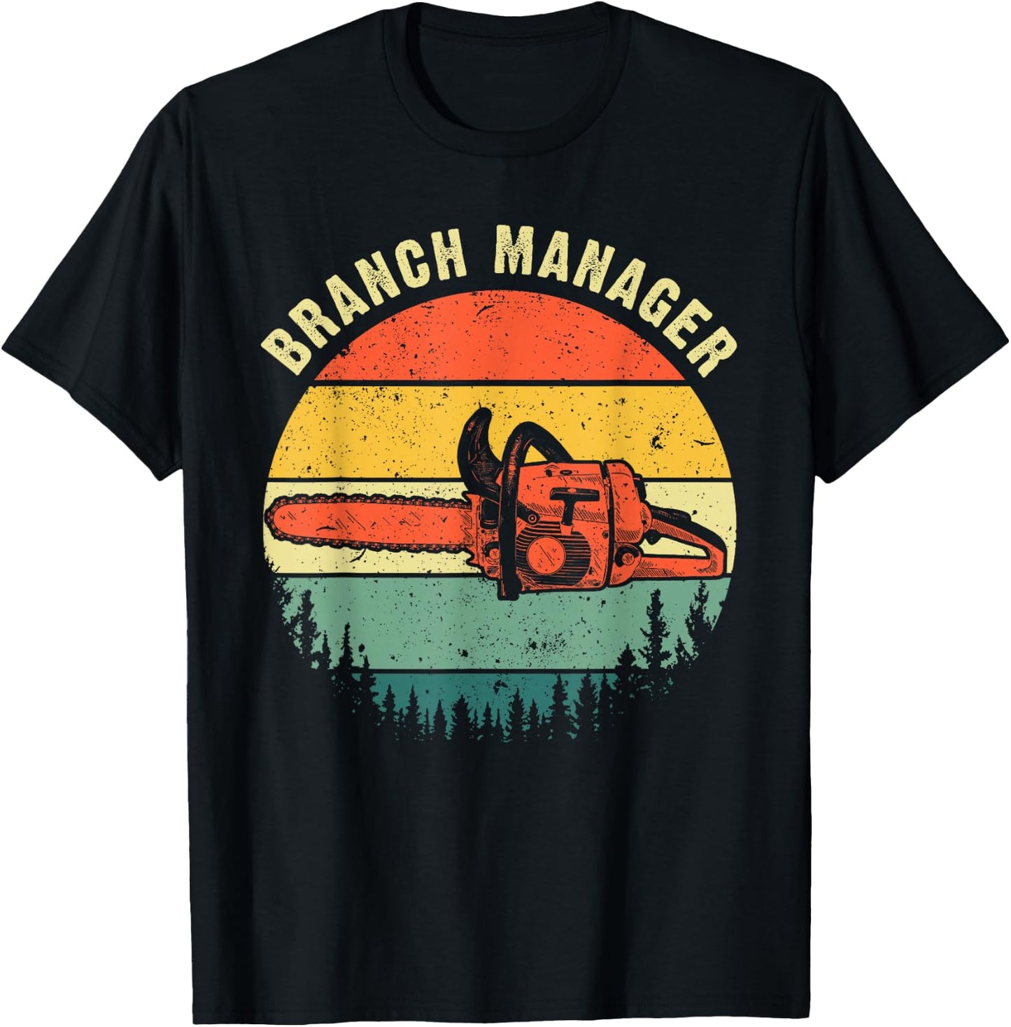 Cool Lumberjack Art Men Women Arborist Logger Branch Manager Small T-Shirt - T-Shirt | Black