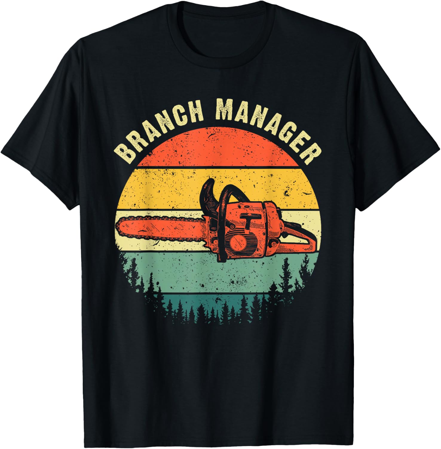 Cool Lumberjack Art Men Women Arborist Logger Branch Manager Small T-Shirt - T-Shirt | Black