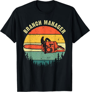 Cool Lumberjack Art Men Women Arborist Logger Branch Manager Small T-Shirt - T-Shirt | Black