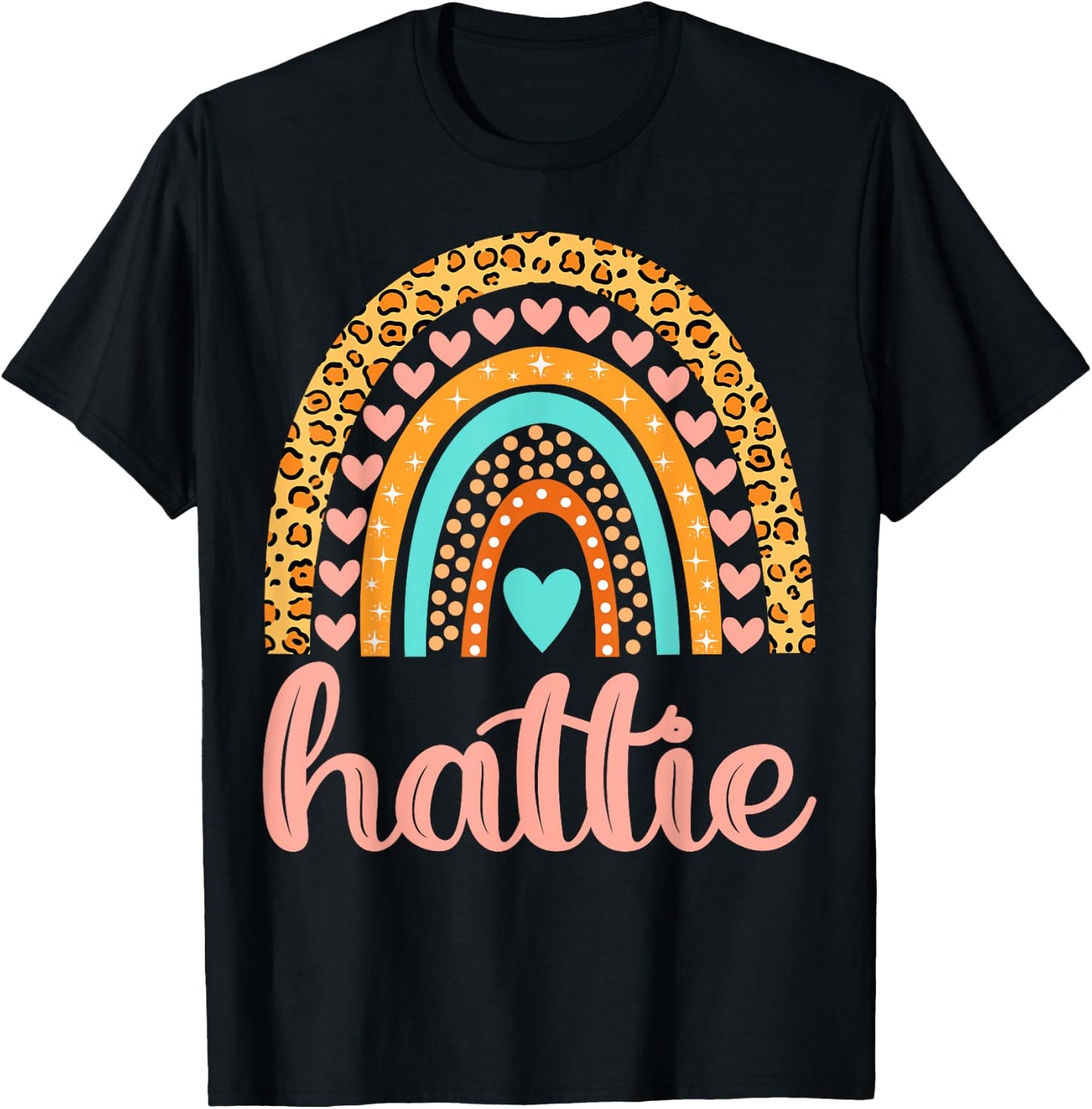 Hattie Hattie Name Birthday Shirt Gift T-Shirt - T-Shirt | Black