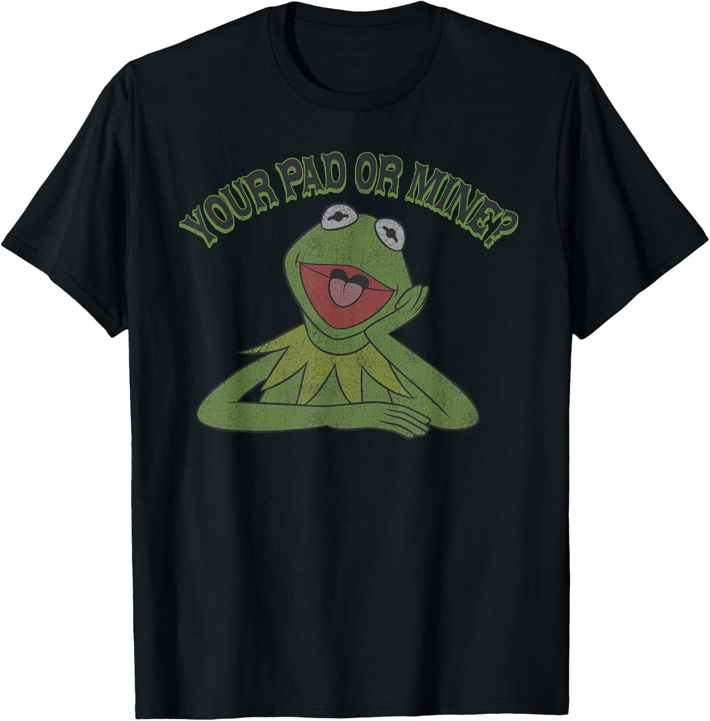 Disney - Kermit The Frog Your Pad or Mine T-Shirt - T-Shirt | Black