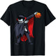 Basketball Dracula Dabbing Men Boys Kids Funny Halloween Dab T-Shirt - T-Shirt | Black