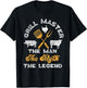BBQ Smoker Grill Master The Man The Myth The Legend T-Shirt - T-Shirt | Black