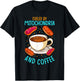 Funny Biology Teacher Science Fueled By Mitochondria Coffee T-Shirt - T-Shirt | Black