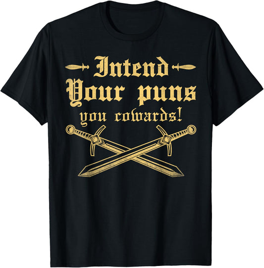 Funny pun -Adults Black Small T-Shirt - T-Shirt | Black