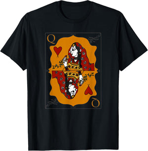 Bollywood Indian Bride Desi Girl Queen Of Hearts Aesthetic T-Shirt - T-Shirt | Black