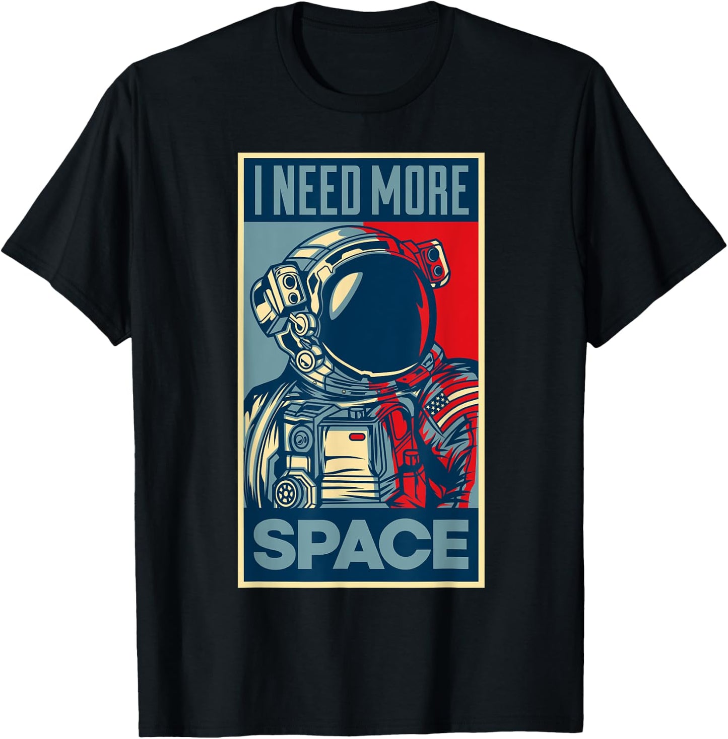 I Need More Space Astronaut Travel T-Shirt - T-Shirt | Black