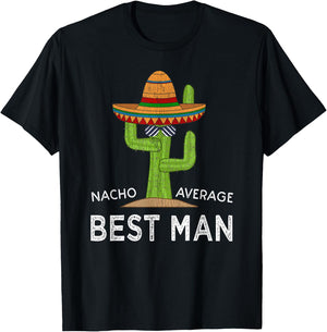 Fun Hilarious Funny Wedding Best Man T-Shirt - T-Shirt | Black