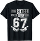 I was 16 Now I’m 17 Year Old Funny Meme Seventeen 17th Bday T-Shirt - T-Shirt | Black