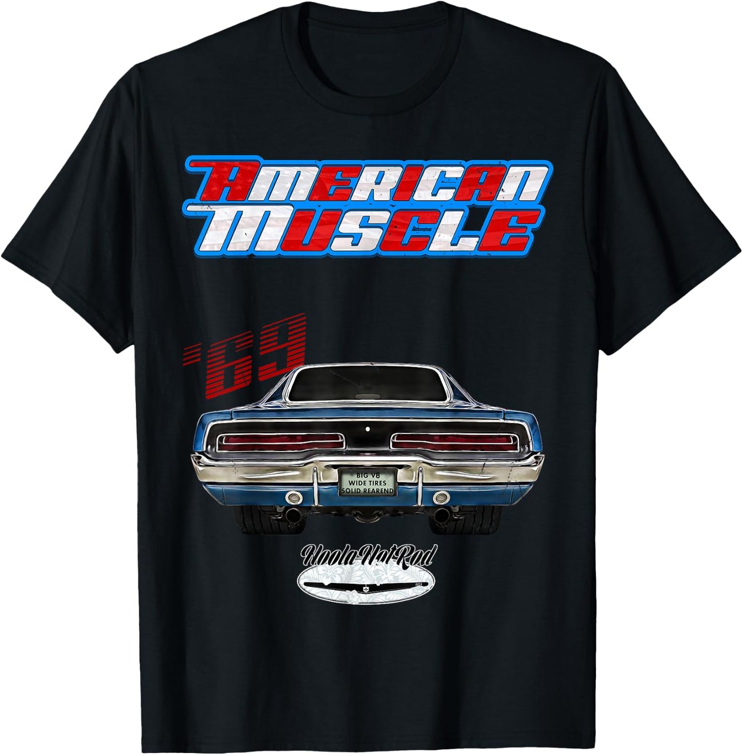 1969 Charger,Super Bee,Hot Rod,Muscle Car,Magnum,Wedge,R/T T-Shirt - T-Shirt | Black