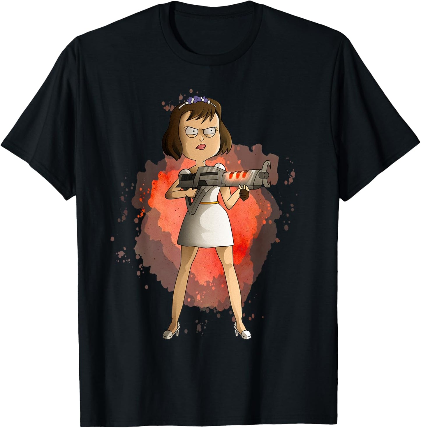 Rick and Morty Shirt Tammy Agent Bride T-Shirt - T-Shirt | Black