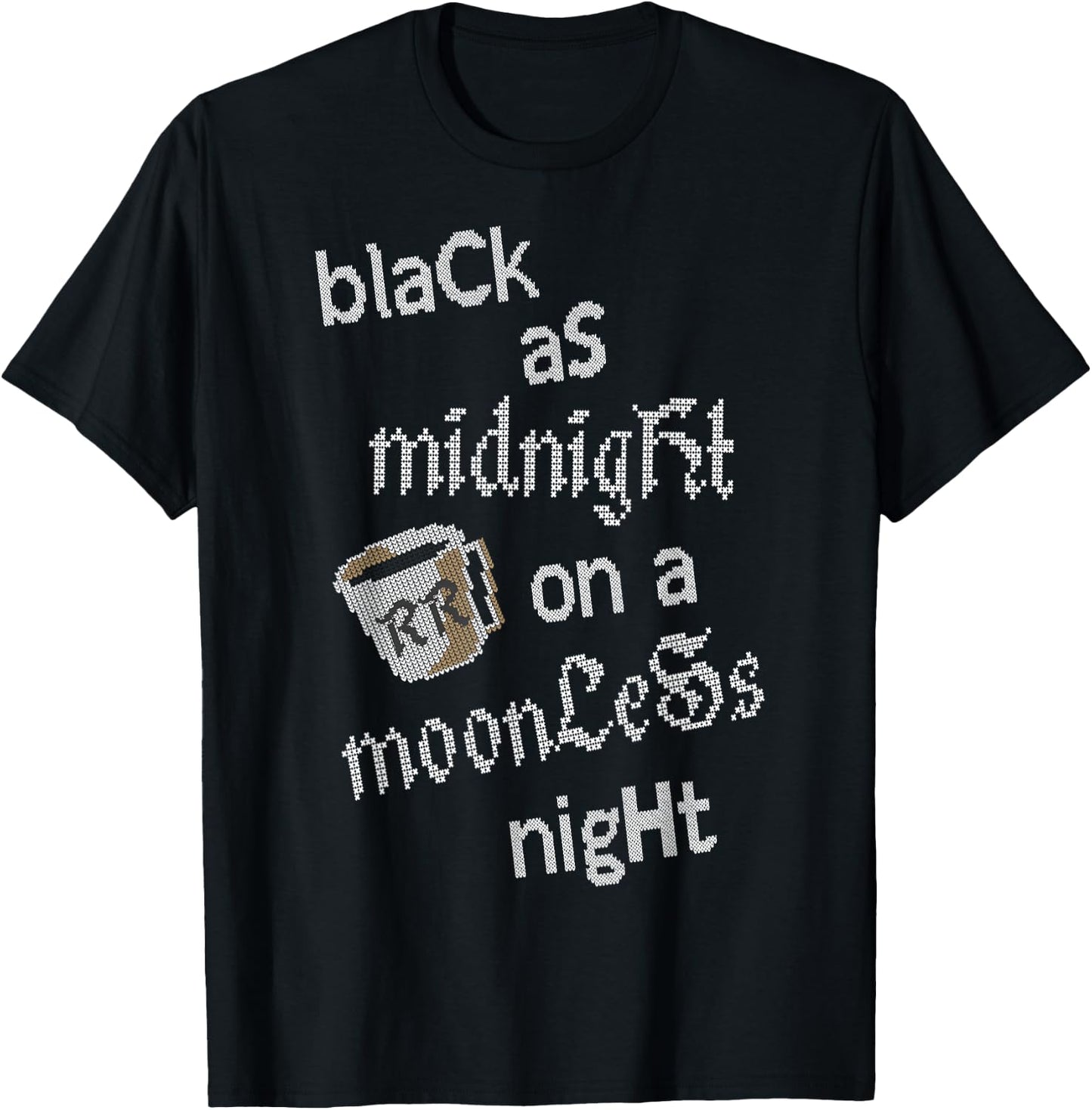 Twin Peaks Black As Midnight On A Moonless Night T-Shirt - T-Shirt | Black
