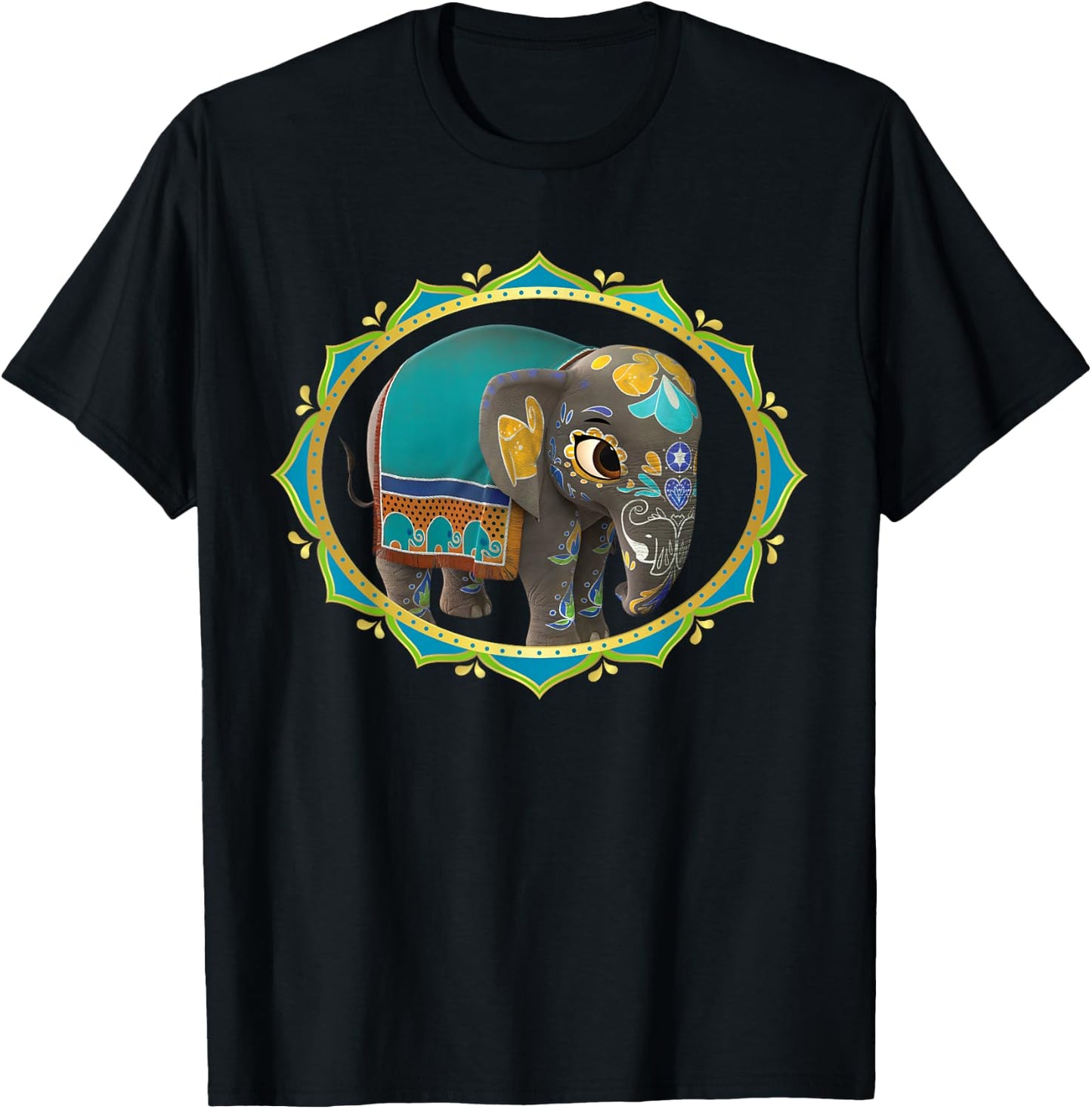 Disney Junior Mira, Royal Detective Elephant Anoop T-Shirt - T-Shirt | Black