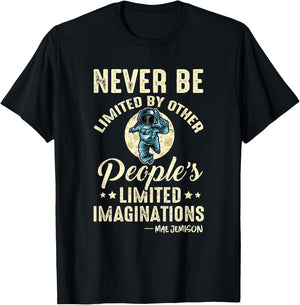 Mae Jemison Vintage Quote American Black Woman Astronaut T-Shirt - T-Shirt | Black