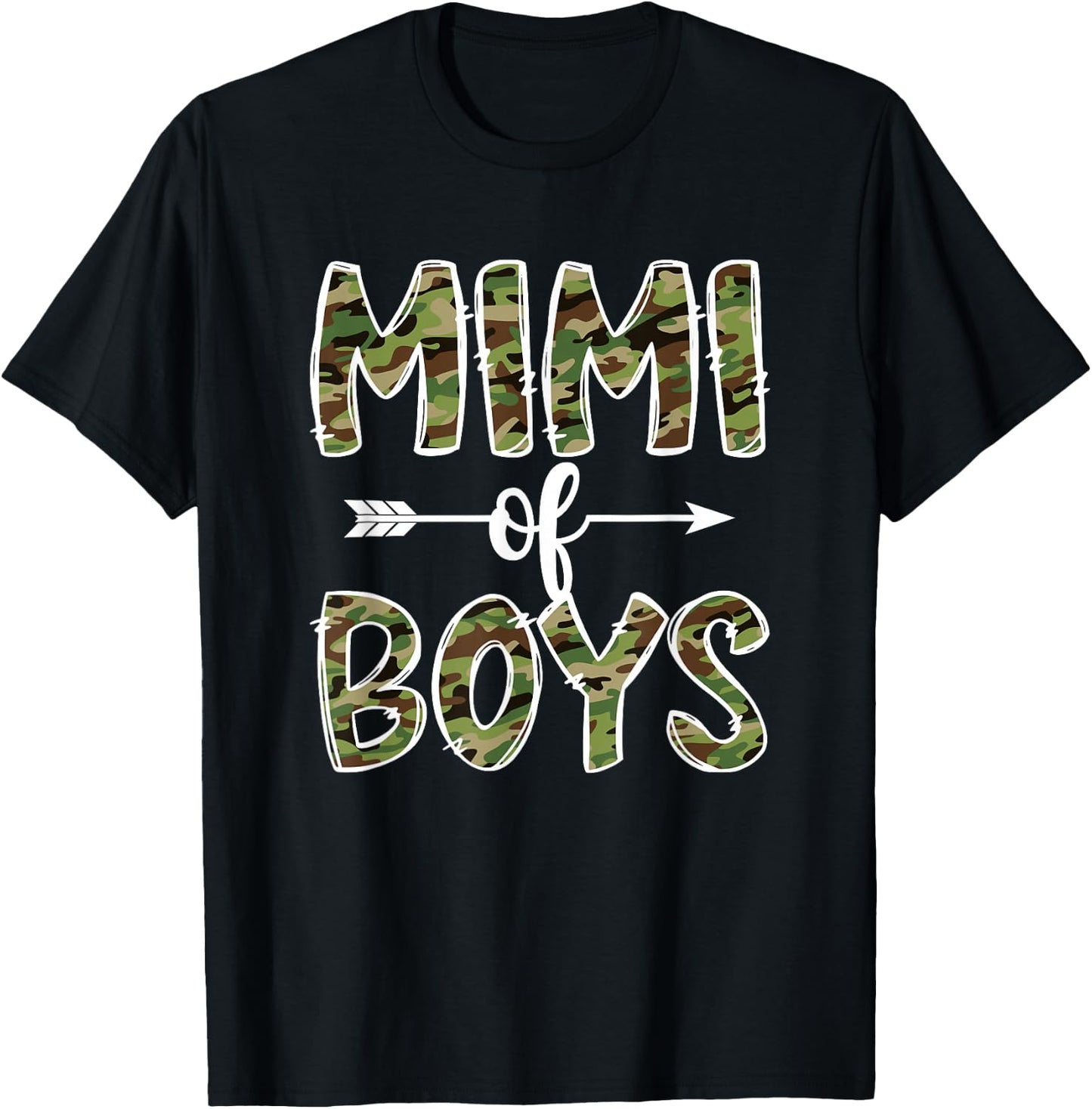 Mimi Of Boys Mimi Grandma Boy Mimi T-Shirt - T-Shirt | Black