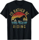 I love riding horses vintage horse theme T-Shirt - T-Shirt | Black
