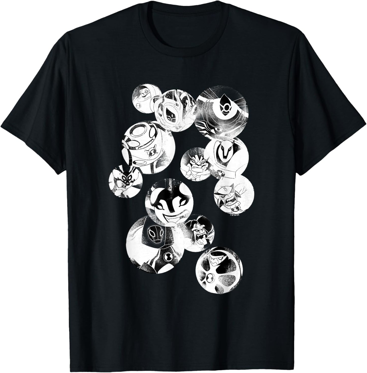 Ben 10 Ultimate Alien: Cosmic Destruction Hero Bubbles Faded T-Shirt - T-Shirt | Black