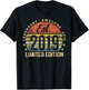 Est 2019 Limited Edition 6th Birthday Gifts 6 Year Old T-Shirt - T-Shirt | Black