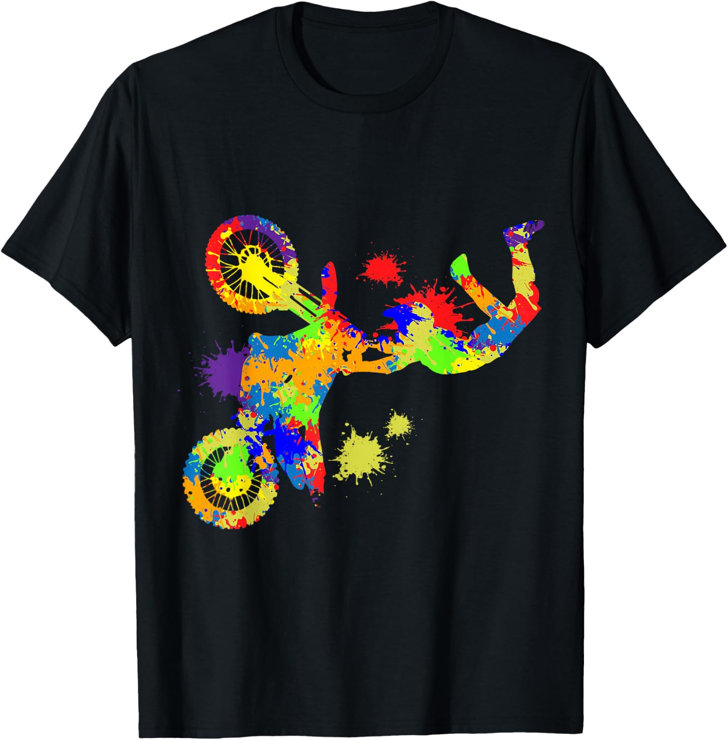 Dirt Bike Rider Motocross Enduro Dirt Biking Boys T-Shirt - T-Shirt | Black