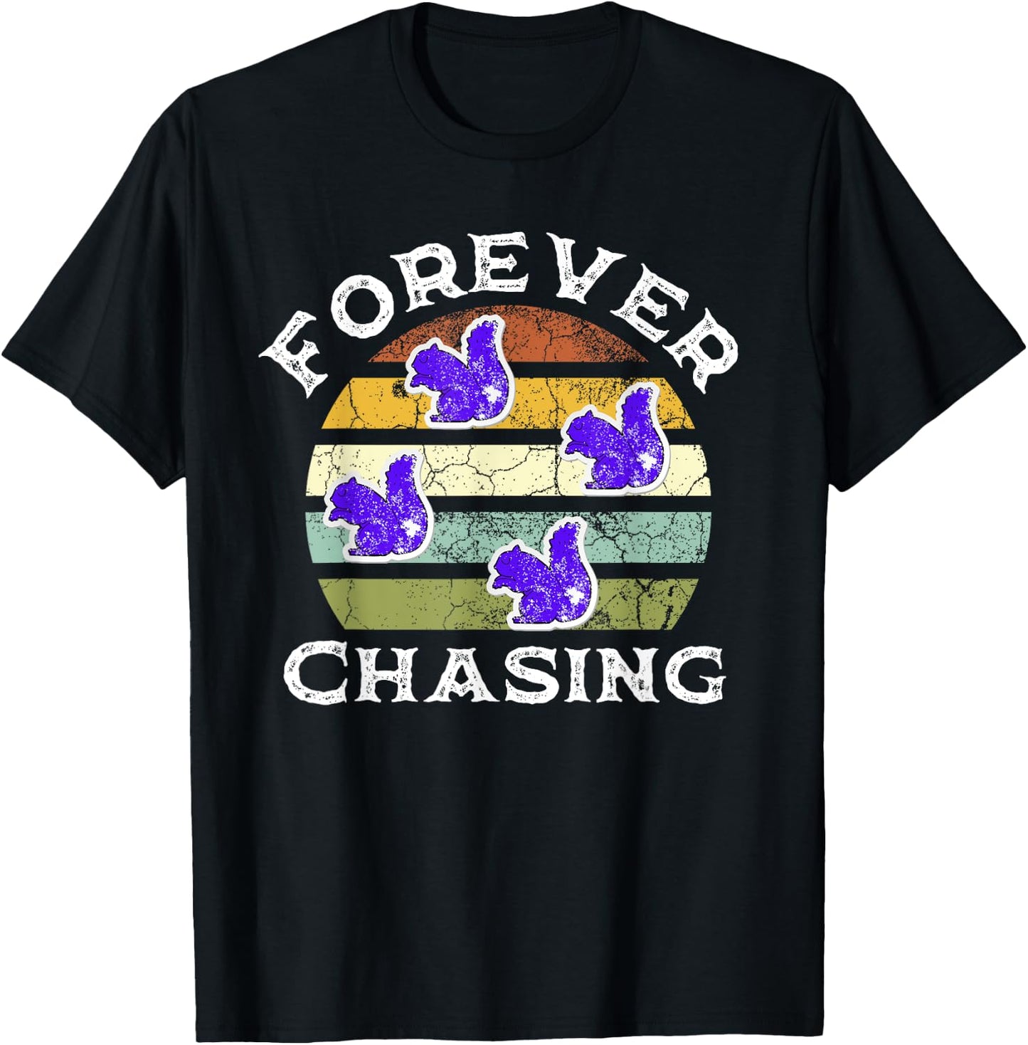 Purple Squirrel Forever Chasing Funny Recruiter Recruiting T-Shirt - T-Shirt | Black