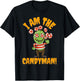 Cute I Am The Candyman Halloween T-Shirt - T-Shirt | Black