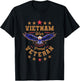Vietnam War Proud Veteran, Veteran's Day T-Shirt - T-Shirt | Black