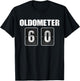 Funny 60th Birthday Party 60 yrs Old Joke Odometer Cars T-Shirt - T-Shirt | Black