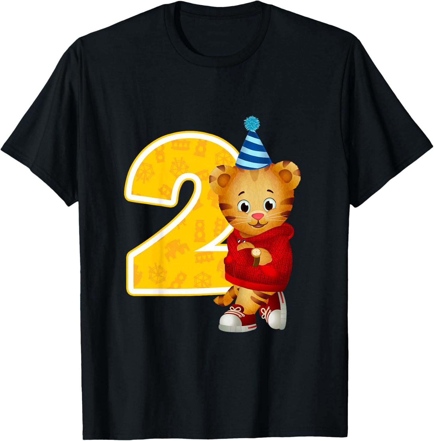 Daniel Tiger's Neighborhood: My 2nd Birthday T-Shirt - T-Shirt | Black