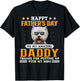 Happy Father's Day Westie Dog Dad Gifts T-Shirt - T-Shirt | Black