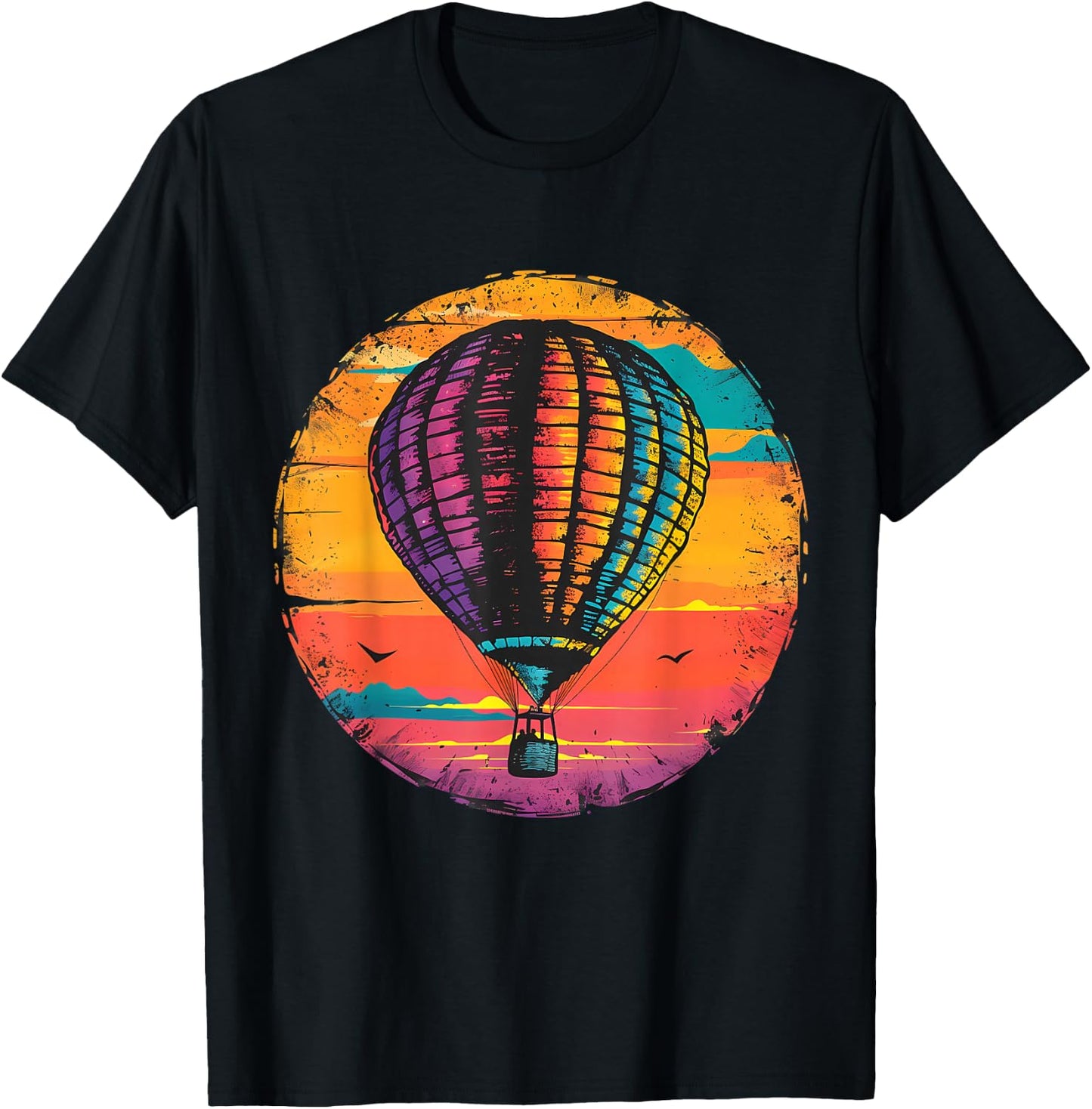 Hot Air Balloon Ride Festival Hot Air Ballooning T-Shirt - T-Shirt | Black