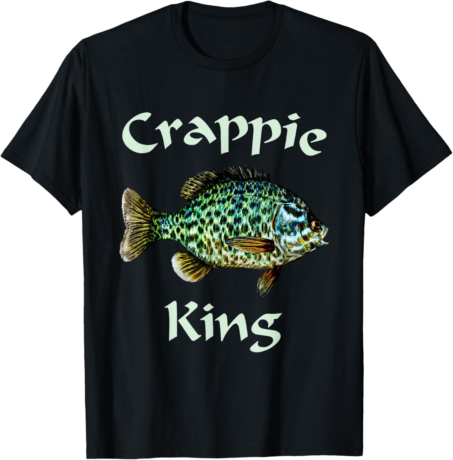 Crappie King T-Shirt - T-Shirt | Black