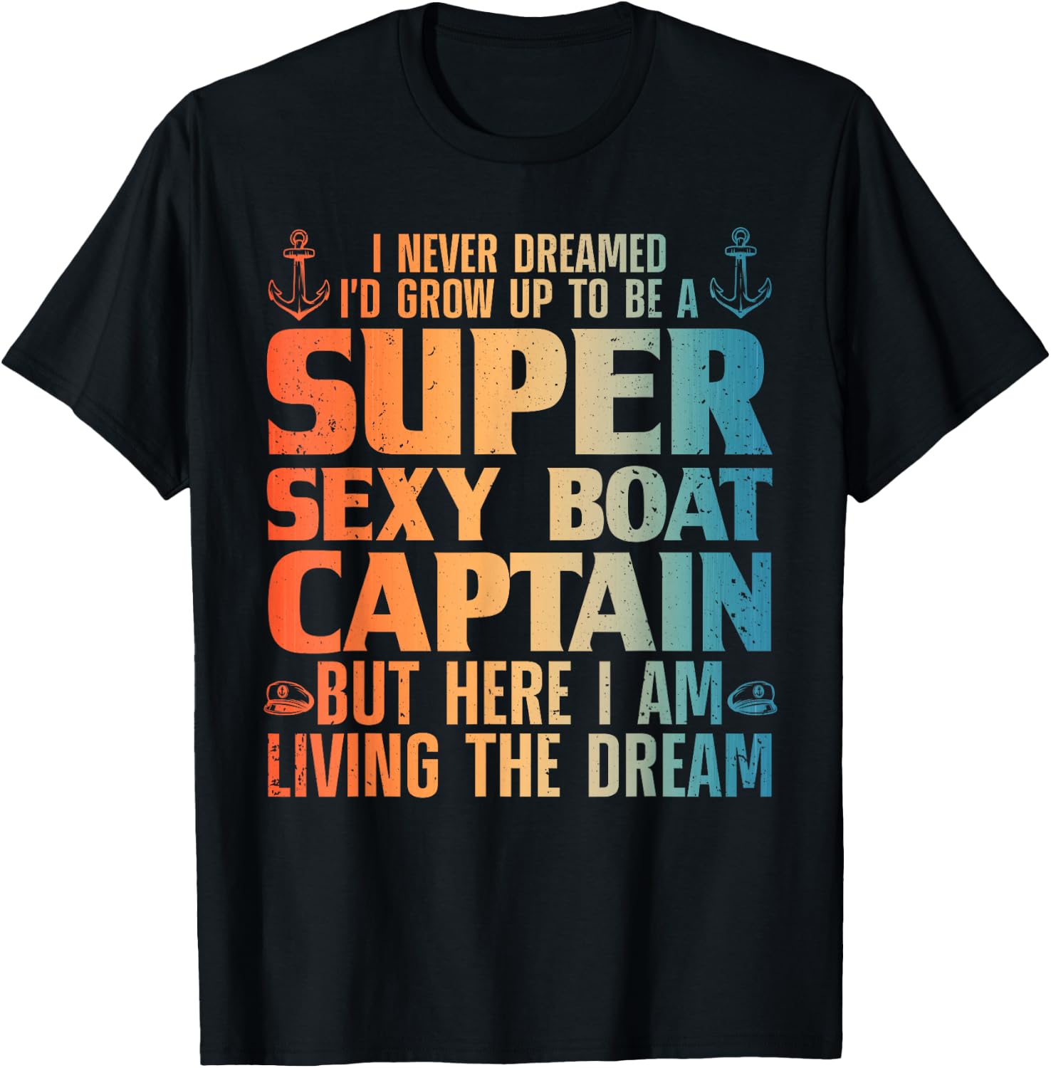 Cool Boat Captain Women Sail Pontoon Boating Boater T-Shirt - T-Shirt | Black