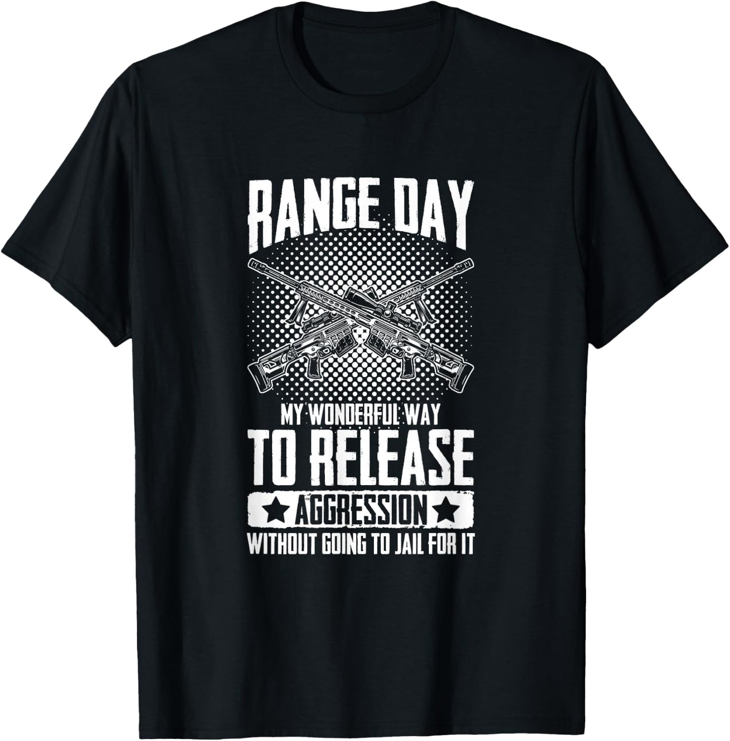 Range Day Sniper Shooter Long Range Shooting T-Shirt - T-Shirt | Black