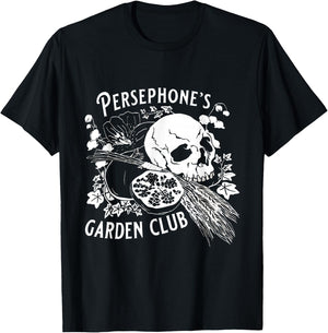 Persephone's Garden Club T-Shirt - T-Shirt | Black