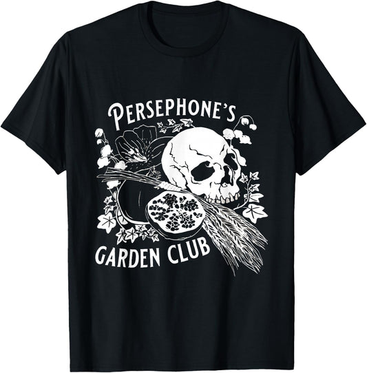 Persephone's Garden Club T-Shirt - T-Shirt | Black
