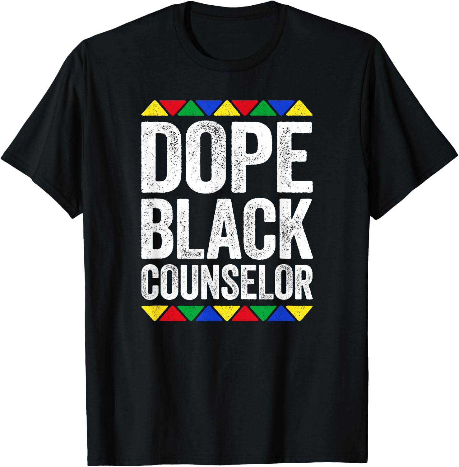Dope Black Counselor Shirt Black History Month T-Shirt - T-Shirt | Black