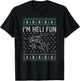 Helicopter Ugly Christmas Funny Pilot Christmas Holiday Gift T-Shirt - T-Shirt | Black