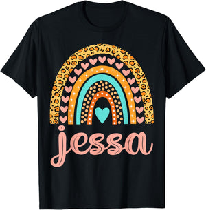 Jessa Jessa Name Birthday Shirt Gift T-Shirt - T-Shirt | Black