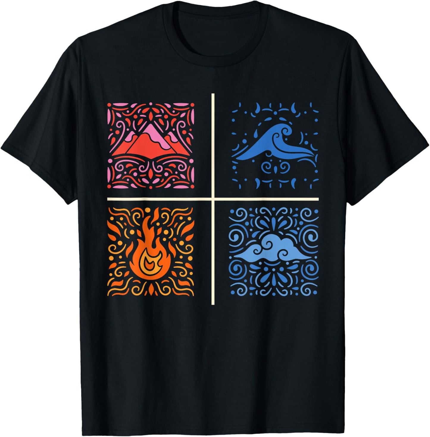 Four Elements T-Shirt - T-Shirt | Black