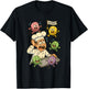Funny Cartoon Chef & Escaping Macarons Baking Humor T-Shirt - T-Shirt | Black