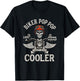 Grandparents Day Apparels Biker Pop Pop - Men's Black Motorcycle - Small - Classic Fit - Short Sleeve - - Lace Embellishment T-Shirt - T-Shirt | Black
