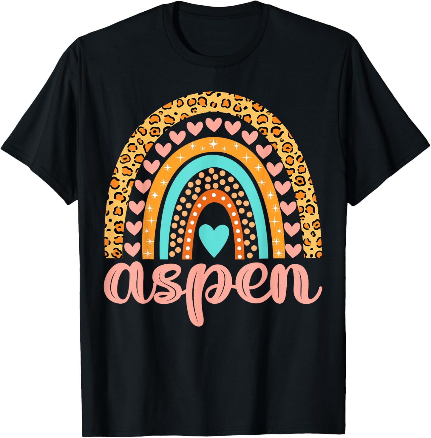 Aspen Name Shirts & Gifts Aspen Birthday Shirt Gift T-Shirt - T-Shirt | Black