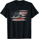 SH-2 Seasprite Helicopter USA Flag Helicopter Pilot Gifts Men T-Shirt - T-Shirt | Black