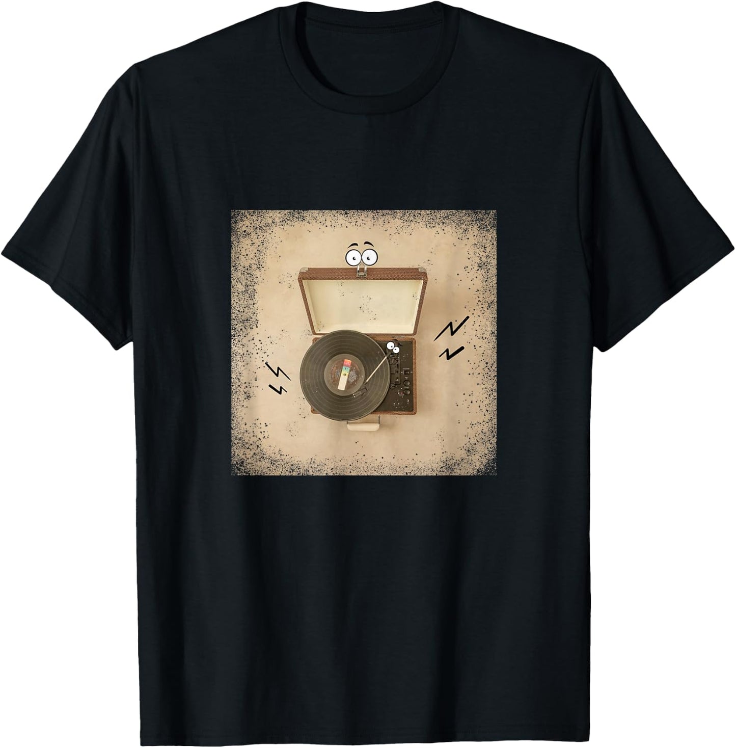 Photomyne Retro Series Comics Character T-Shirt - T-Shirt | Black
