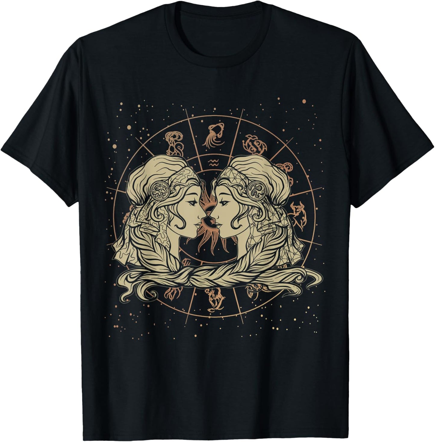 Gemini Birthday Born in May or June Zodiac Gemini T-Shirt - T-Shirt | Black