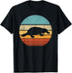 Platypus Retro Vintage 60s 70s Sunset Mammal Animal Lovers T-Shirt - T-Shirt | Black