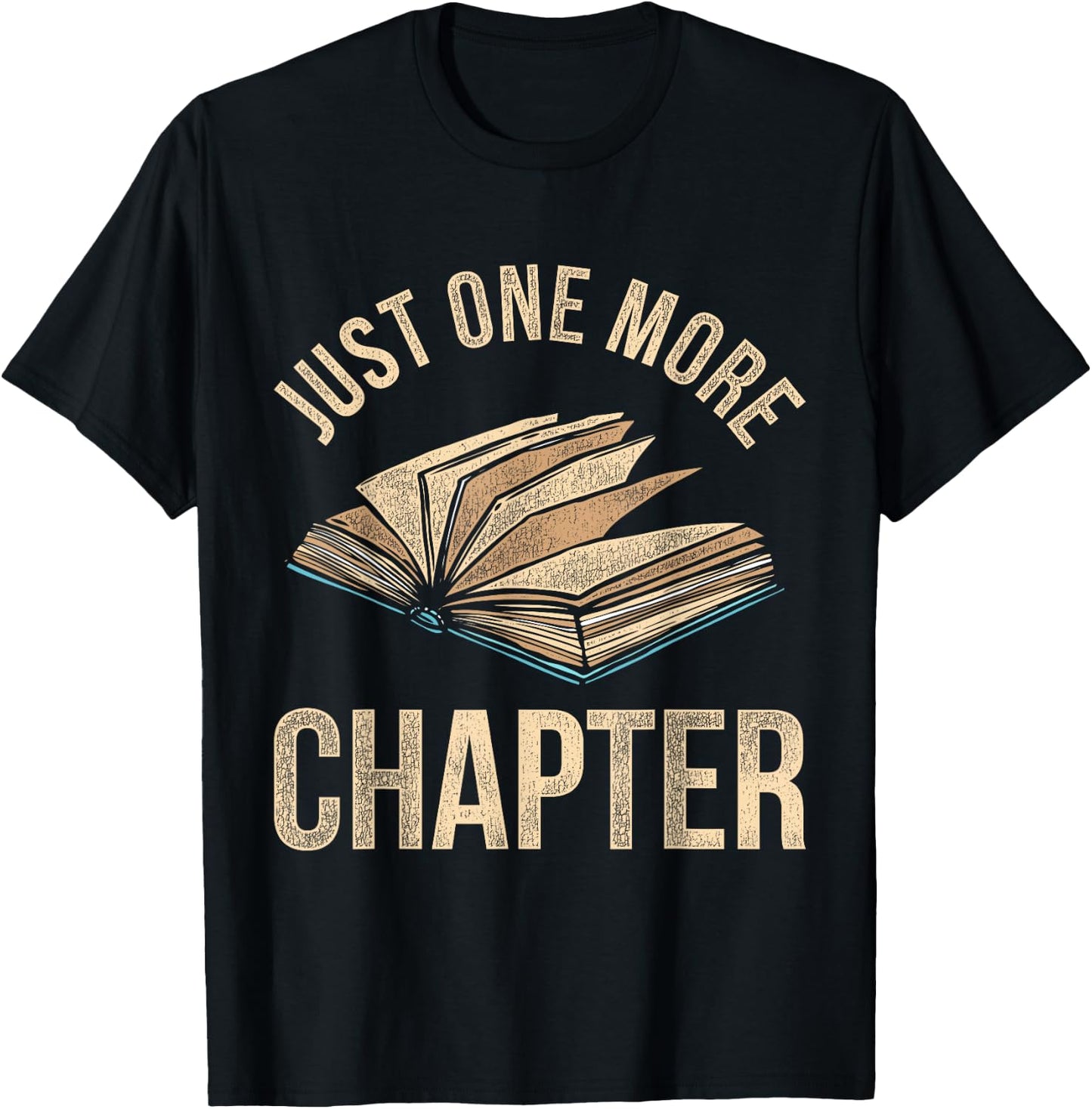 Just One More Chapter Reading T-Shirt - T-Shirt | Black