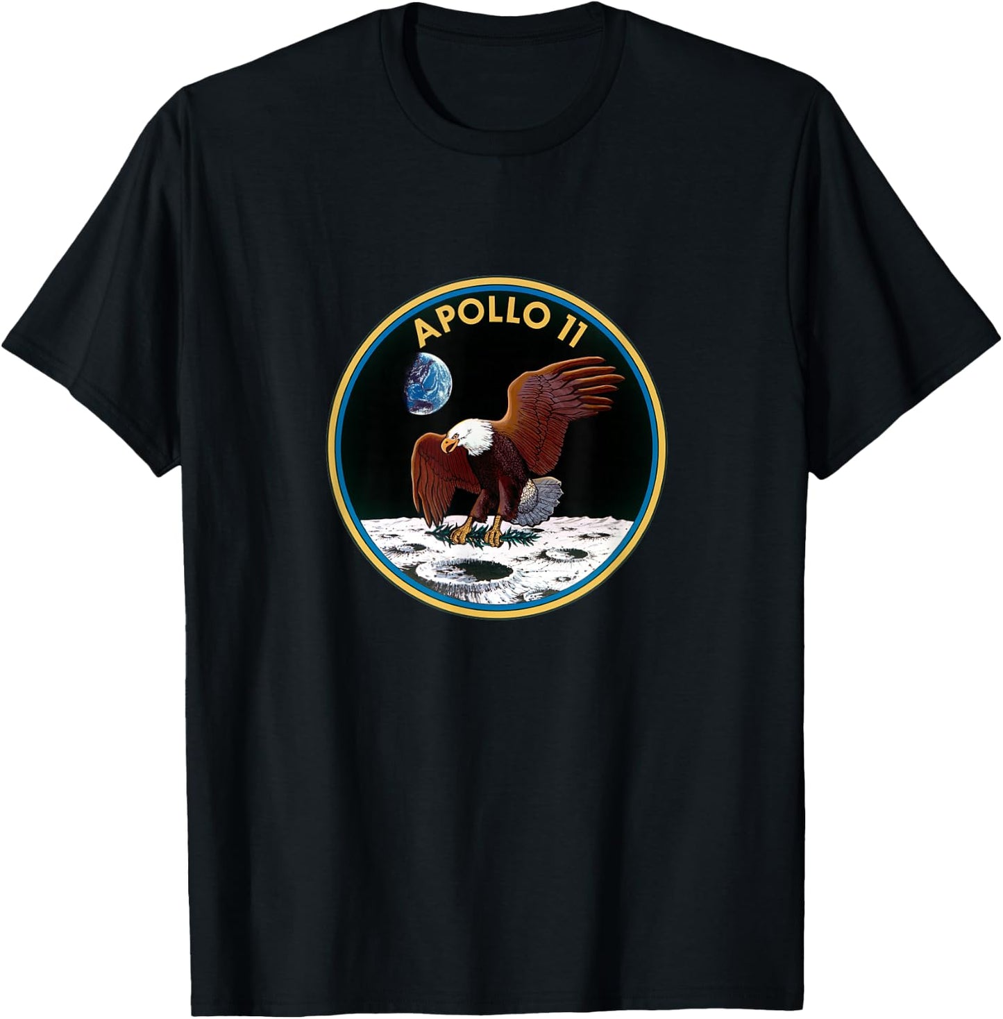 Apollo 11 Logo Apollo 11 Picture Shirt T-Shirt - T-Shirt | Black