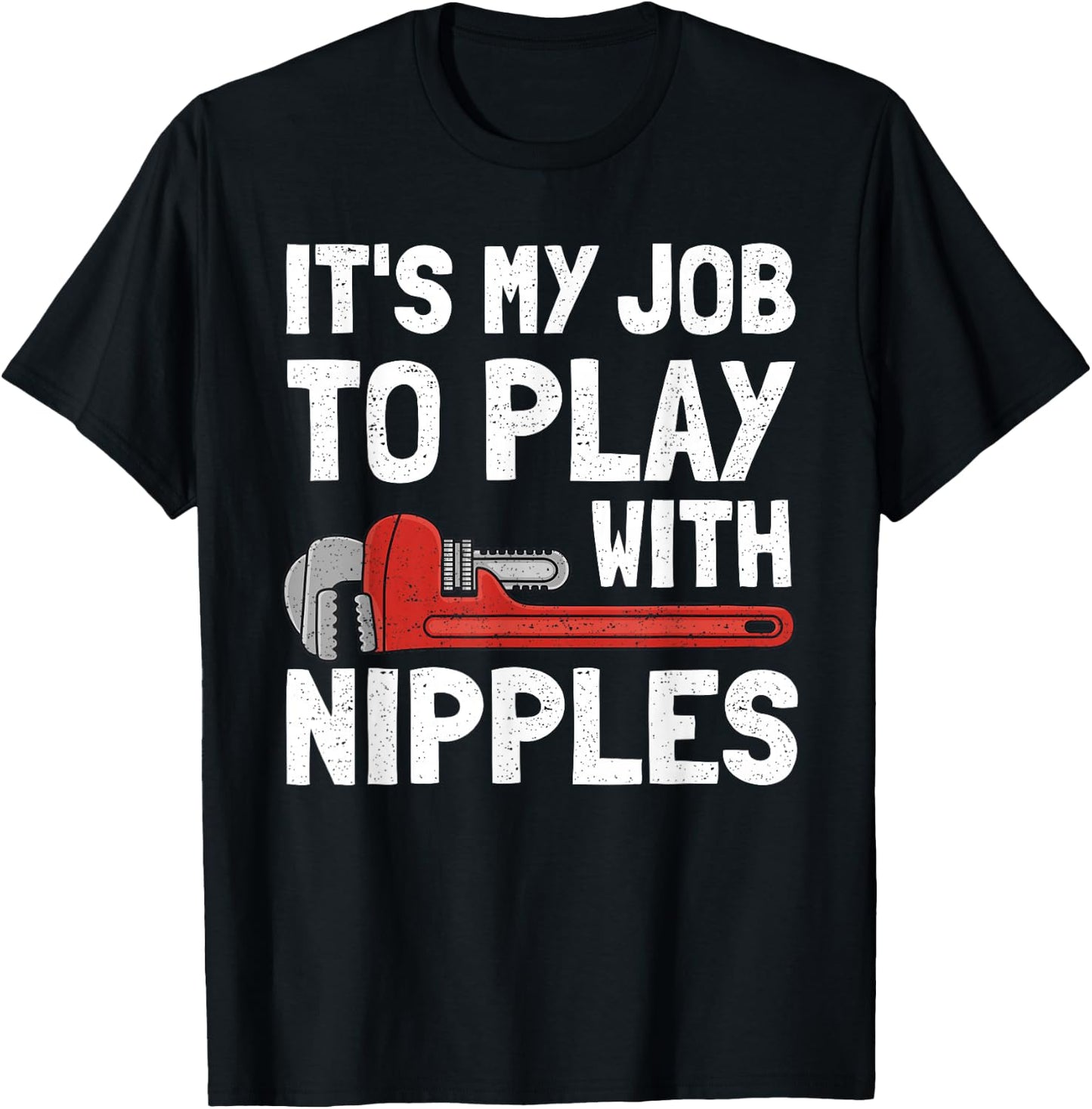 Funny Plumber Art Women Steamfitter Plumbing Tools Small T-Shirt - T-Shirt | Black